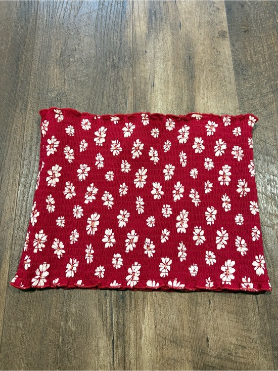 Hollister Tops - Hollister Red Smocked Tube Top